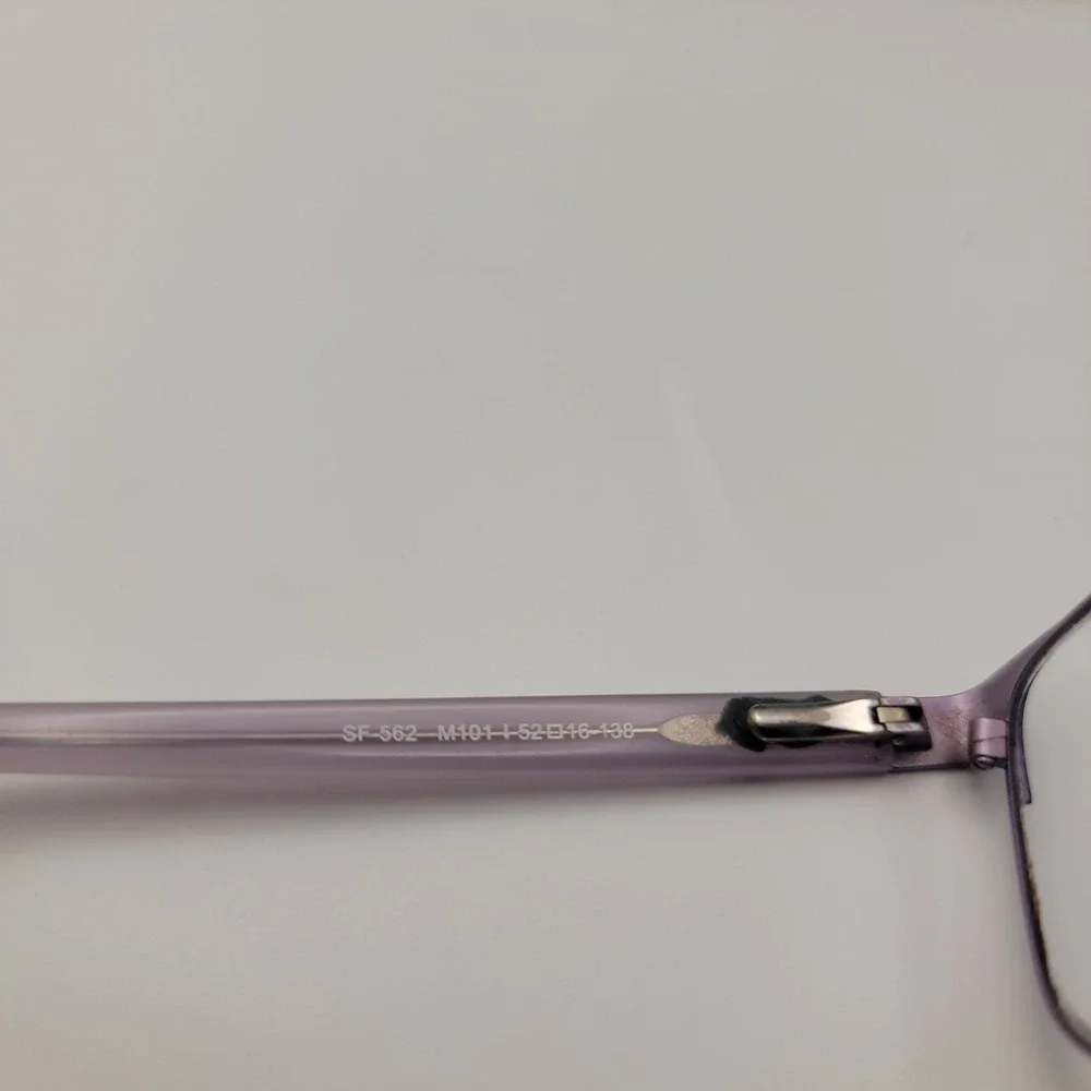 Marchon NYC Junior Eyeglass Frames SF-562 52-16-138 Purple Metal‎ Frames Only